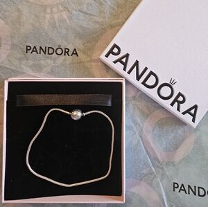 Pandora Silver Charm Bracelet - Essence Collection